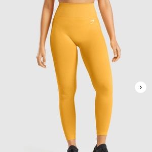 Gymshark Vital Seamless 2.0 Yellow Marl Leggings